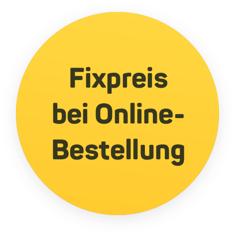 Fixpreis bei Online-Bestellung